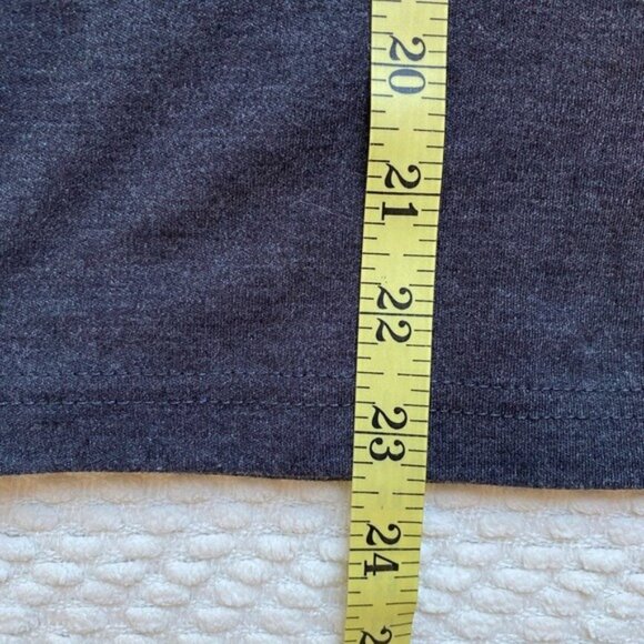 Charcoal Gray Long Sleeve Mock Turtleneck Top By Speculation Size S - Picture 5 of 5